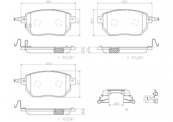 Disc Brake Pad Set