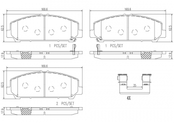 Disc Brake Pad Set