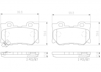 Disc Brake Pad Set