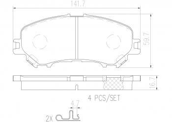 Disc Brake Pad Set