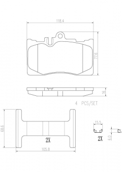 Disc Brake Pad Set