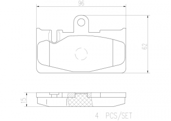 Disc Brake Pad Set