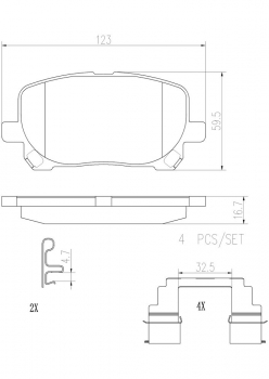 Disc Brake Pad Set