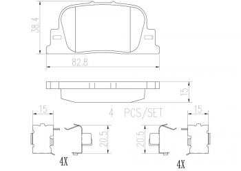 Disc Brake Pad Set