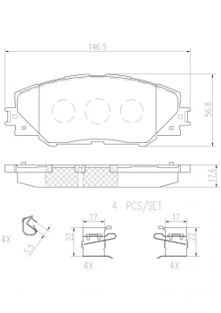 Disc Brake Pad Set