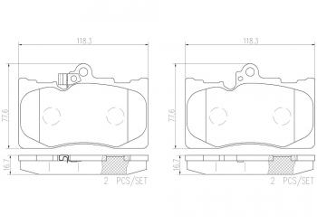 Disc Brake Pad Set