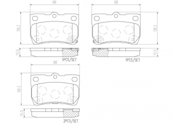 Disc Brake Pad Set