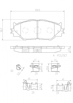 Disc Brake Pad Set