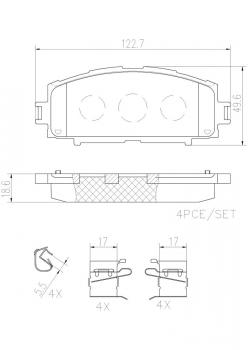 Disc Brake Pad Set