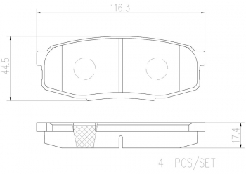 Disc Brake Pad Set