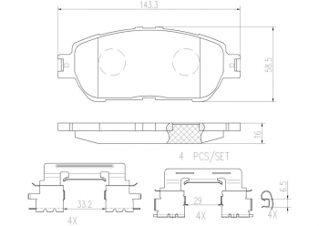 Disc Brake Pad Set