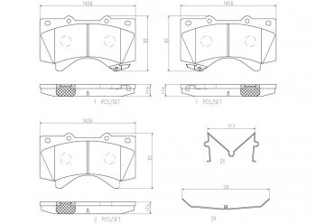 Disc Brake Pad Set