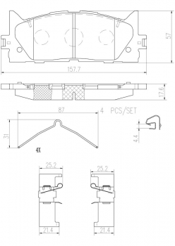 Disc Brake Pad Set