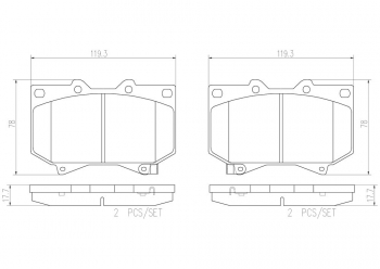 Disc Brake Pad Set