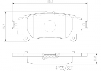 Disc Brake Pad Set
