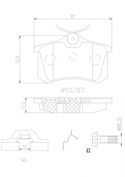Disc Brake Pad Set