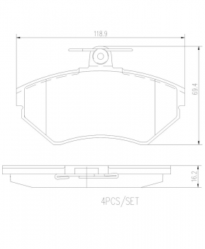 Disc Brake Pad Set