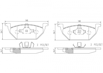Disc Brake Pad Set