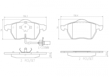 Disc Brake Pad Set