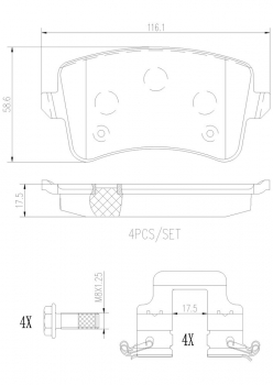 Disc Brake Pad Set