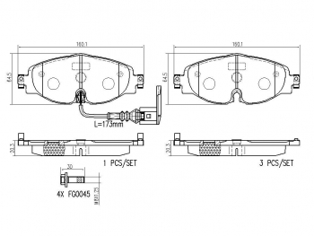 Disc Brake Pad Set
