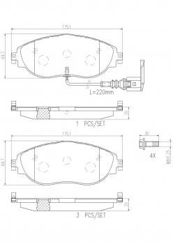 Disc Brake Pad Set