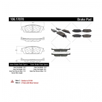 Disc Brake Pad Set