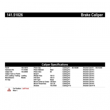 Disc Brake Caliper