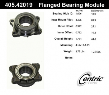 Wheel Bearing and Hub Assembly