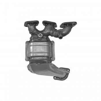 Catalytic Converter with Integrated Exhaust Manifold