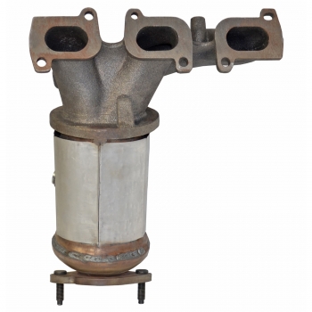 Catalytic Converter with Integrated Exhaust Manifold