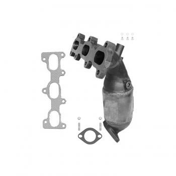 Catalytic Converter with Integrated Exhaust Manifold