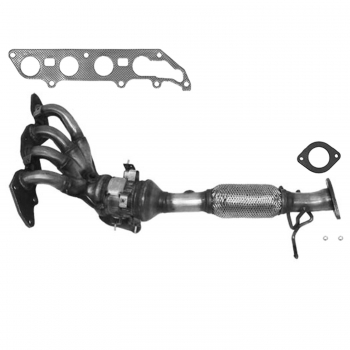 Catalytic Converter with Integrated Exhaust Manifold