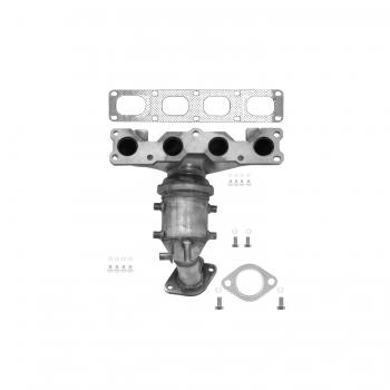 Catalytic Converter with Integrated Exhaust Manifold