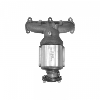 Catalytic Converter with Integrated Exhaust Manifold