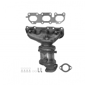 Catalytic Converter with Integrated Exhaust Manifold