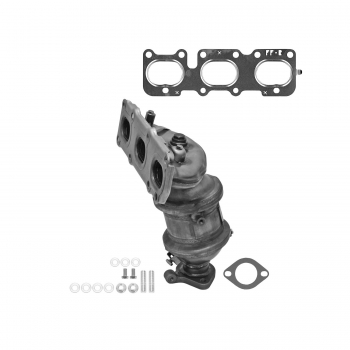Catalytic Converter with Integrated Exhaust Manifold