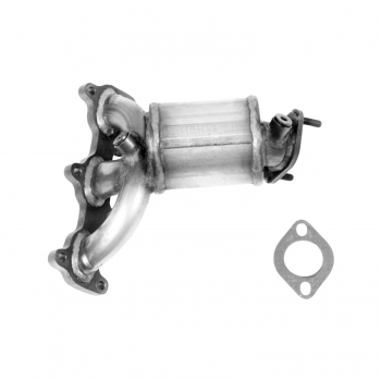 Catalytic Converter with Integrated Exhaust Manifold