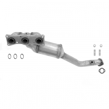 Catalytic Converter with Integrated Exhaust Manifold