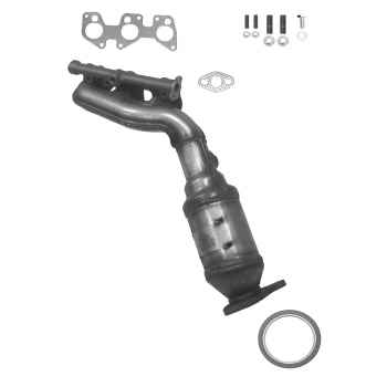 Catalytic Converter with Integrated Exhaust Manifold