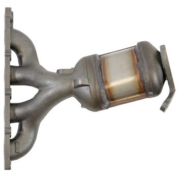 Catalytic Converter with Integrated Exhaust Manifold