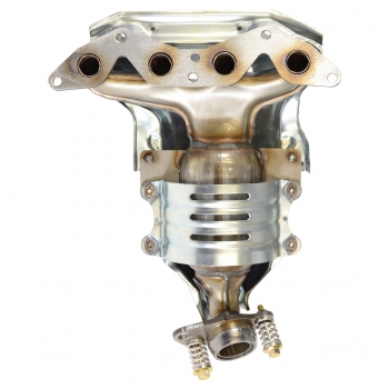 Catalytic Converter with Integrated Exhaust Manifold