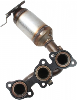 Catalytic Converter with Integrated Exhaust Manifold