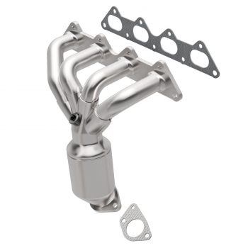 Catalytic Converter with Integrated Exhaust Manifold