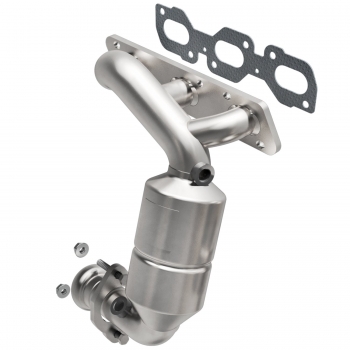 Catalytic Converter with Integrated Exhaust Manifold