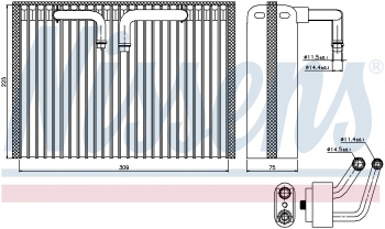 A/C Evaporator Core