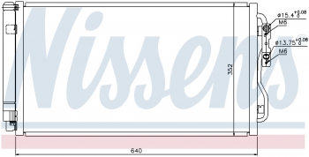 A/C Condenser and Receiver Drier Assembly