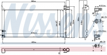 A/C Condenser and Receiver Drier Assembly