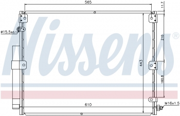 A/C Condenser and Receiver Drier Assembly
