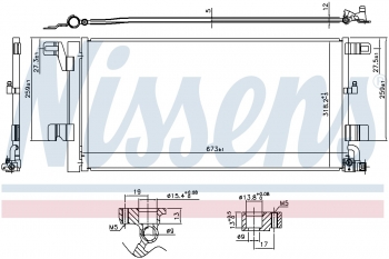 A/C Condenser and Receiver Drier Assembly